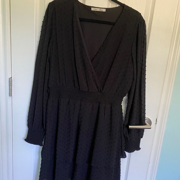 DEX long sleeve dress - Black - Picture 2 of 4